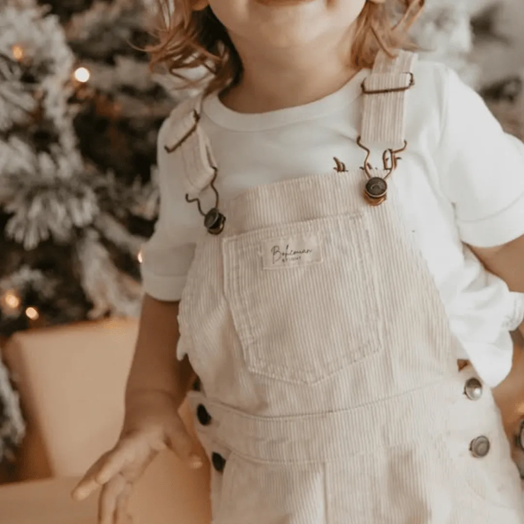 Seaside Cotton Cord Overalls