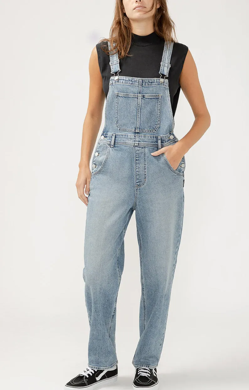 SILVER 90S BAGGY OVERALL