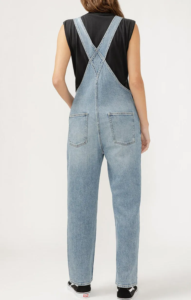 SILVER 90S BAGGY OVERALL