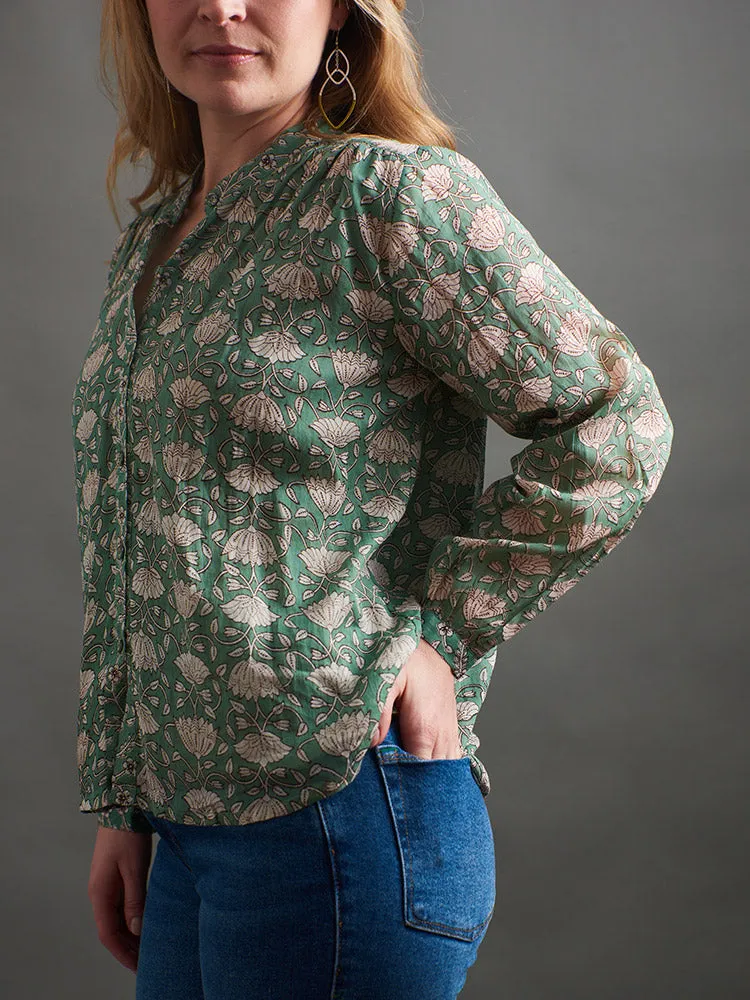 Stella Top - Aegean Teal Mix