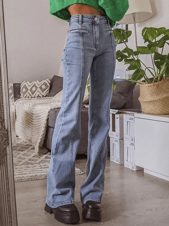 Uniwim Back Star Patchwork Jeans