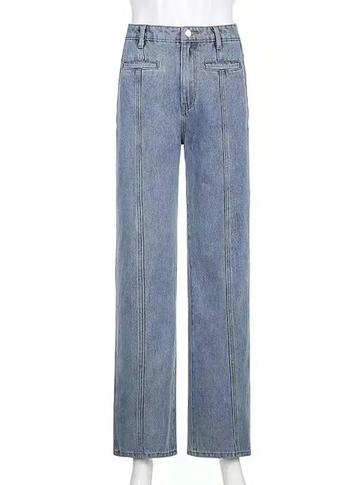 Uniwim Back Star Patchwork Jeans
