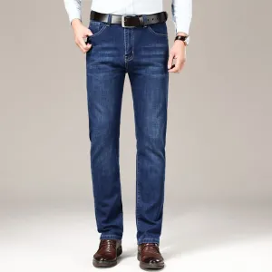 West Louis Business Fashion Stretch Straight Work Jeans
